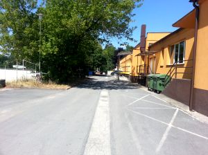Příjezd z parkoviště